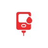 Blood glucose meter icon